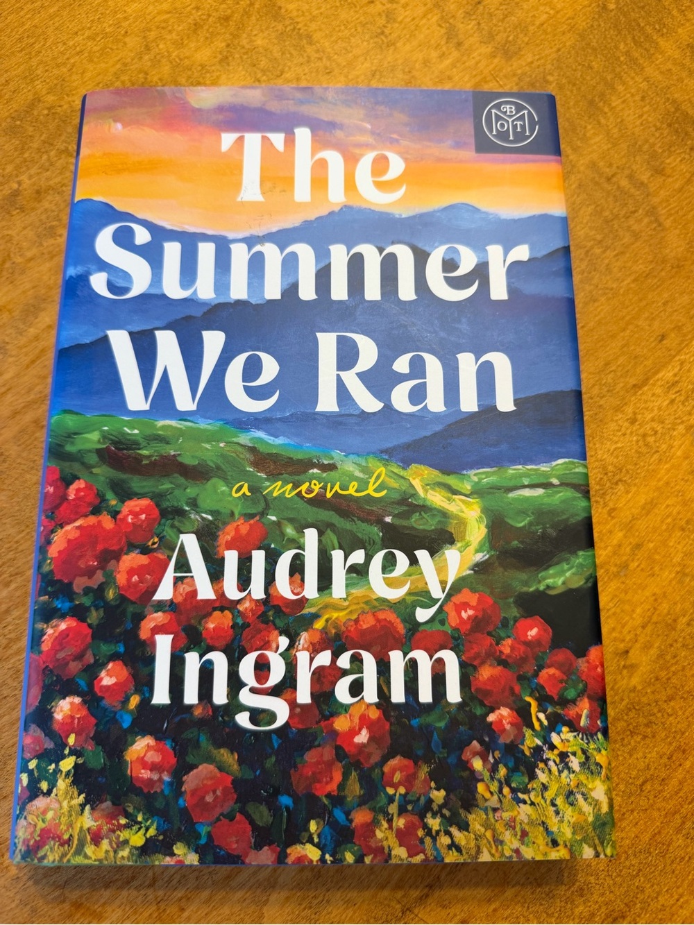 Hardcover Book: The Summer We Ran by Audrey Ingram - Colorful Floral Book